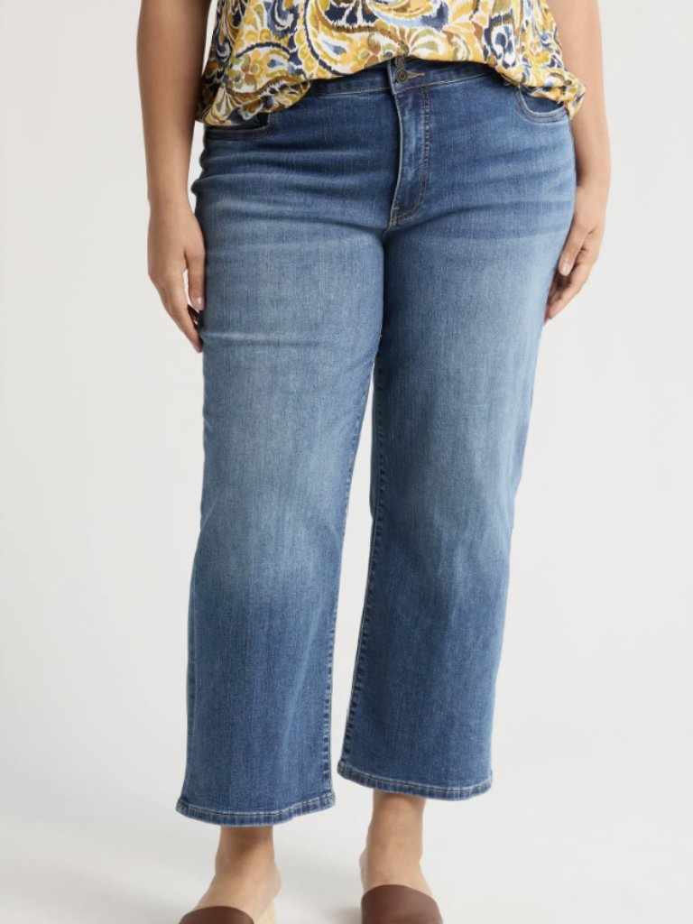 Kut From The Kloth 18w Jeans Lucy Double Button High Waist Wide Leg